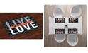 Ambesonne Live Laugh Love Place Mats, Set of 4